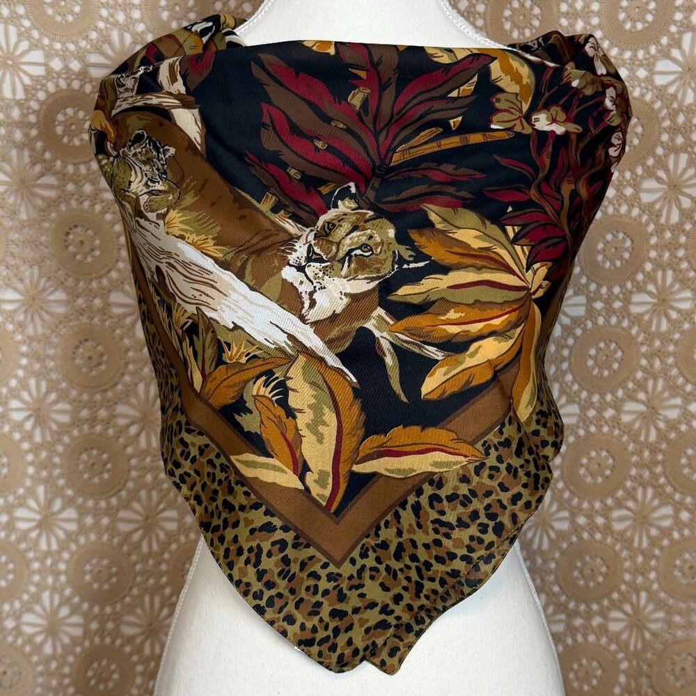 Vintage Jungle/Tiger Scarf